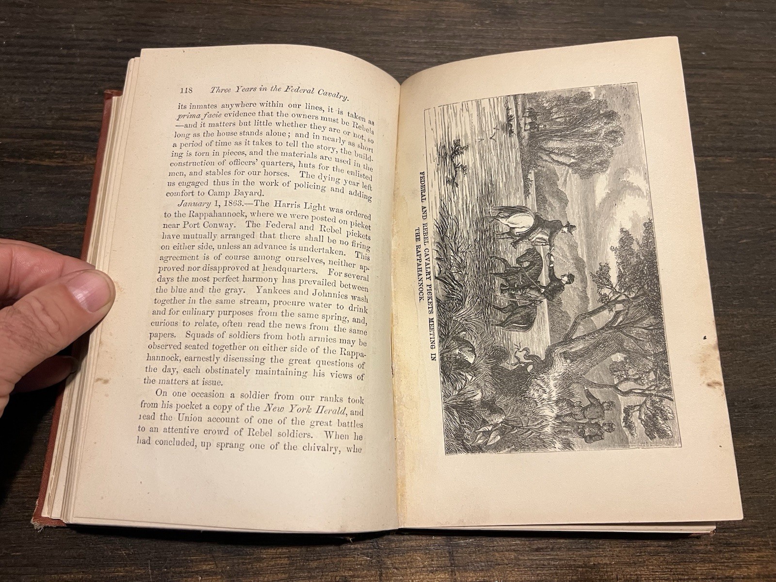 1874 Three Years In The Federal Cavalry Captain Willard Glazier Civil War Illus