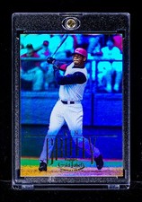 Ken Griffey Jr. RARE REFRACTOR GOLD HOLO PRIZM INVESTMENT CARD Reds SSP