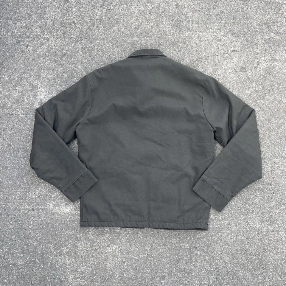 VTG Big Mac 70’s Penn-Prest Olive Green Workwear Jacket Fur Red Lining Medium - Image 3 of 4