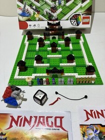 Lego 3856 Ninjago The Board Game Complete 2011 Retired All Figures Booklets
