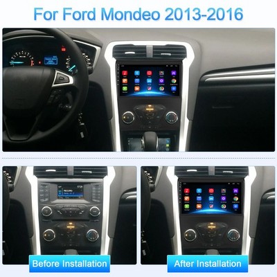 For 2013-2016 Ford Fusion Mondeo Car Stereo Radio CarPlay Android Auto GPS RDS