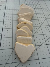 T 537 Genuine Surf Tumbled Tile /White Beach Tile / Sea Glass/Beach Glass/Potter
