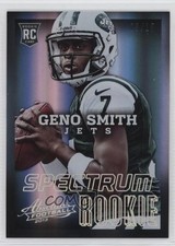 2013 Absolute Rookie Spectrum Platinum 3/10 Geno Smith (Both Hands on Ball) 1k9