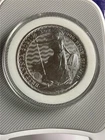 2021  £2  Britannia GEM/BU  1oz .999 FINE Silver Coin     ENCASED       #MF-3444