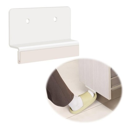 Cabinet Foot Pull for Trash Cabinet Drawer, Touchless Hands-Free Mounting Foo...