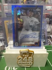 2025 Topps Chrome Logofractor Edition - Rookie Autographs Ty Madden Blue /150