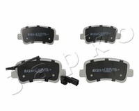 Japko Bremsbelagsatz, Scheibenbremse Hinterachse U.A. FüR Nissan, Opel, Renault