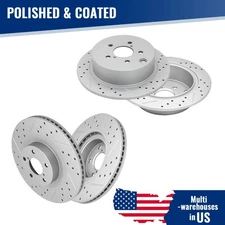 Front Rear Brake Disc Rotors For Subaru Forester 2014 - 2018 Subaru Xv Crosstrek