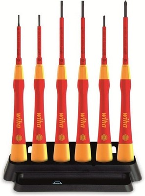 Wiha Feinschraubendreher Set PicoFinish electric 7-teilig Schraubendreher VDE