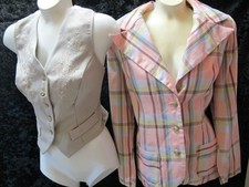 Vintage 1980's Vest  Blazer Set HW0087 