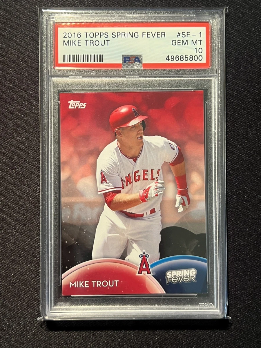 Topps Mike Trout 2016 Season Baseball Sports Trading Cards