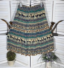 Vintage Y2K maxi skirt hippie boho nature birds horses whimsigoth fairy festival