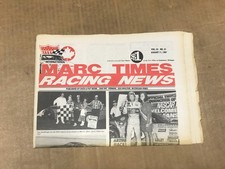 Vintage MARC Times Racing Newspaper - Vol. 23...
