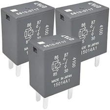 3-Pack 5810-0717 Relay 12V DC 30A 4-PIN SPST - Automotive Electrica, Relay f