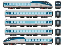 RAPIDO 25505 HO AMTRAK RTL 5 UNIT TURBOLINER ESU LOK SOUND 5 DCC/SOUND PH V NIB