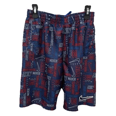 Nike Boys Mash-Up Breaker  Swim Shorts Trunks NESSC791 Blue  Sz L - Image 1 of 4