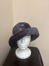 Vintage Soft Dark Purple Velvet Hat