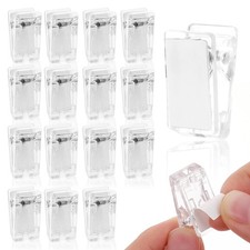 15Pcs Self Adhesive Clips, Tapestry Wall Hanging Clips Transparent