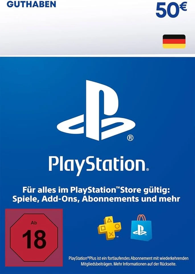 PSN 50 [DE] (KEY per Chat) (Abholung) 