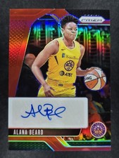 2024 Panini Prizm WNBA #SG-AB Alana Beard Signatures Prizms Red #/99 Auto Sparks