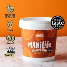 Image of Manilife Manilife Deep Roast Smooth Single Estate Peanut Butter 1kg-4 Pack