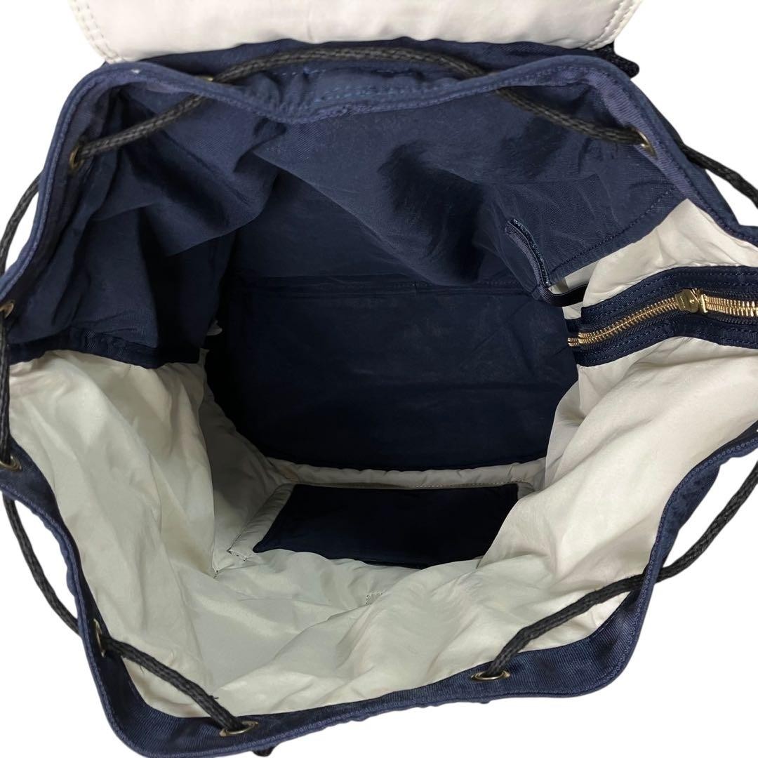 PORTER draft rucksack backpack drawstring gold ha… - image 11