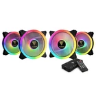 Gamdias Aeolus M2 1204R (4-in-1 Pack) 120MM ARGB Case Fan - NEW