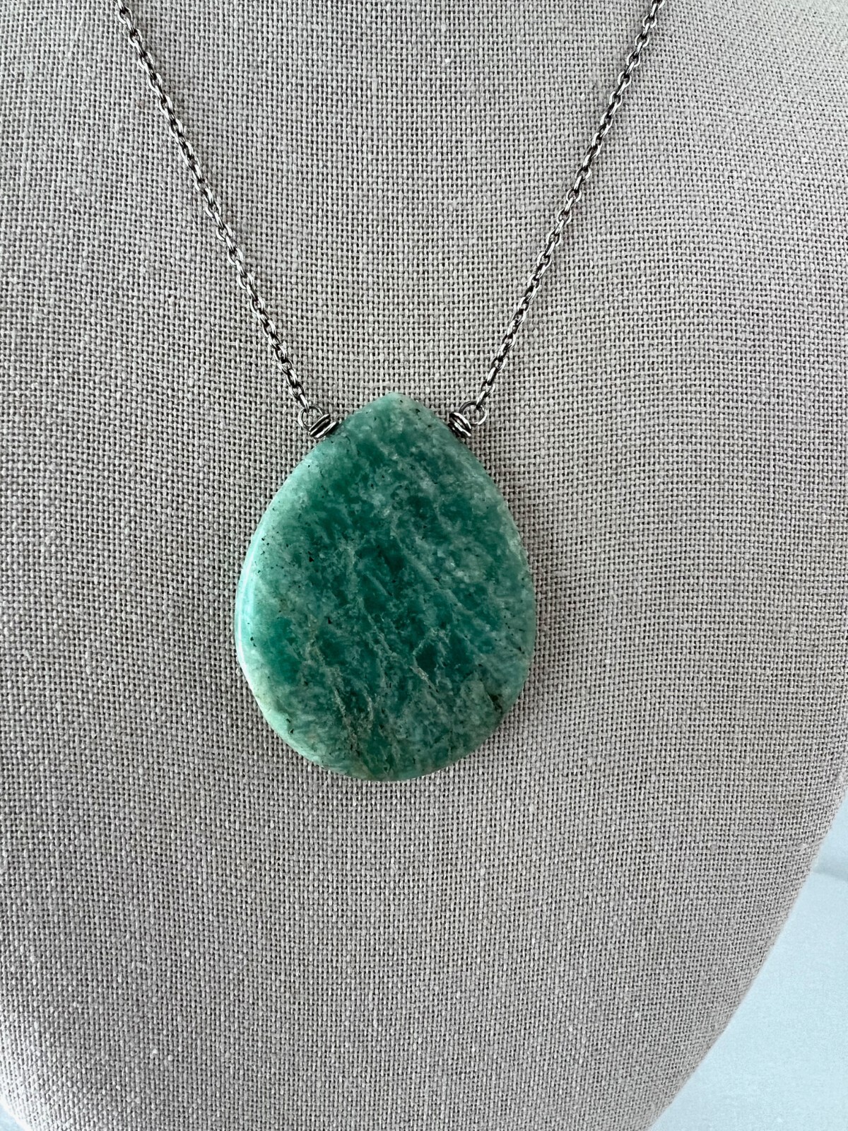 Amazonite Gemstone 1.75 Handmade 925 Sterling Sil… - image 9