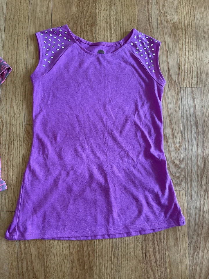 lot of 2 Speechless Girls & Total Girl Size Medium Pink & Butterfly shirts - Image 2 of 4