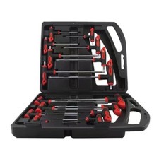T-Handle Ball Point Hex & Star Driver Set T-Handle Ball End Hex Key Wrench Set