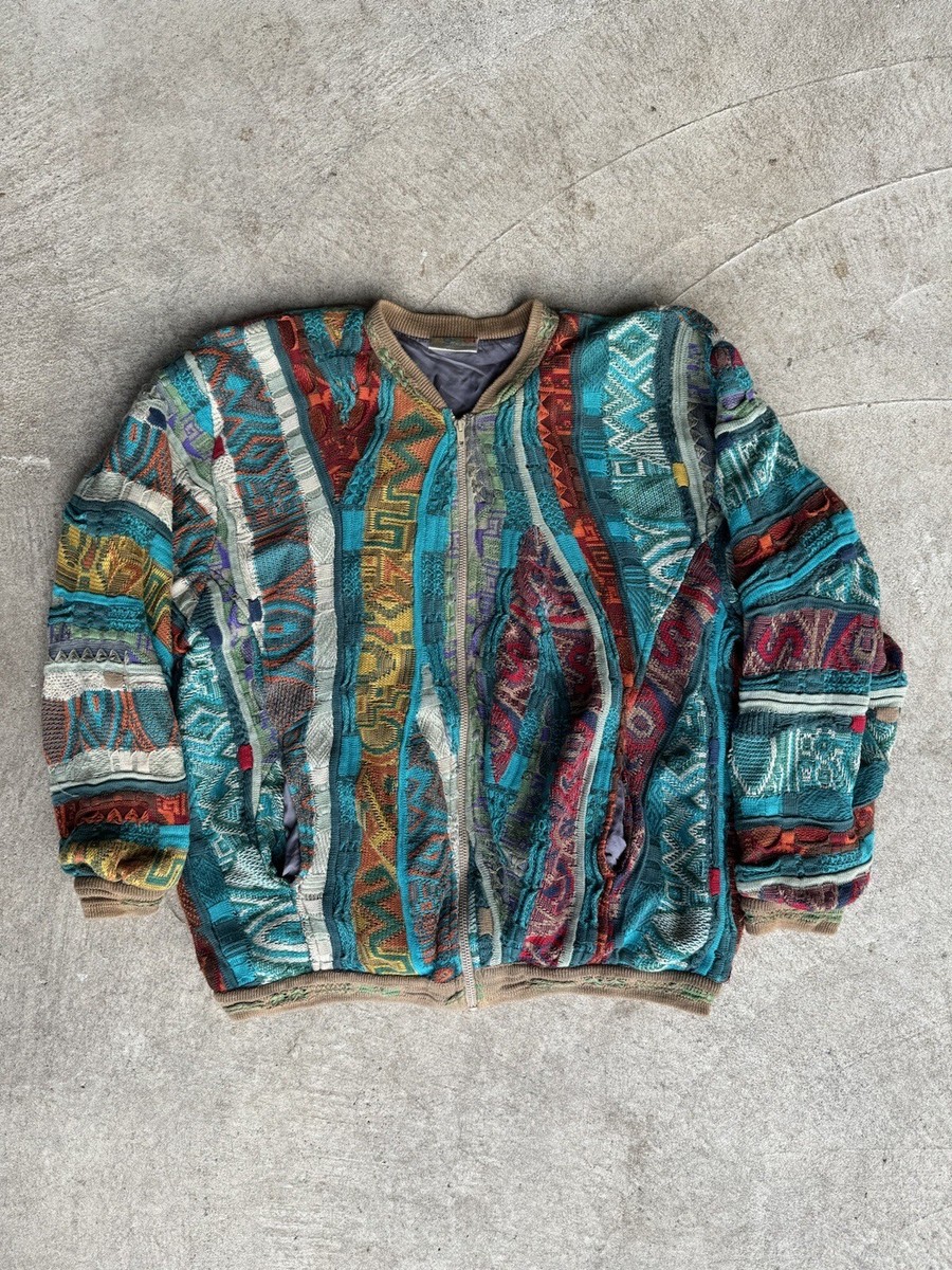 COOGI AUSTRALIA スカジャン Vintage Coogi Australian track jacket. Size L. In | Depop