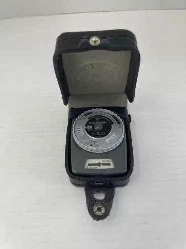 Gossen N100 Exposure Meter West Germany  w/ Box Case Instructions UNTESTED