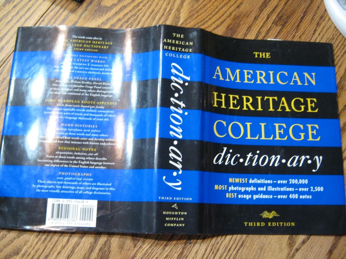 THE AMERICAN HERITAGE COLLEGE Dictionary Third Edition 1993