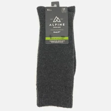 Alpine Design Gray Merino Wool Thermal Boot Socks Men's