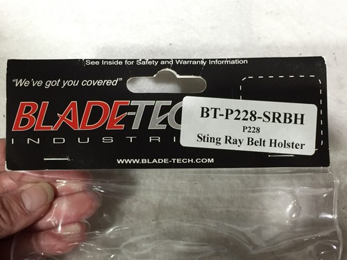NEW Blade-Tech P228 Sting Ray Belt Holster BT-P228-SRBH Black - Picture 2 of 4