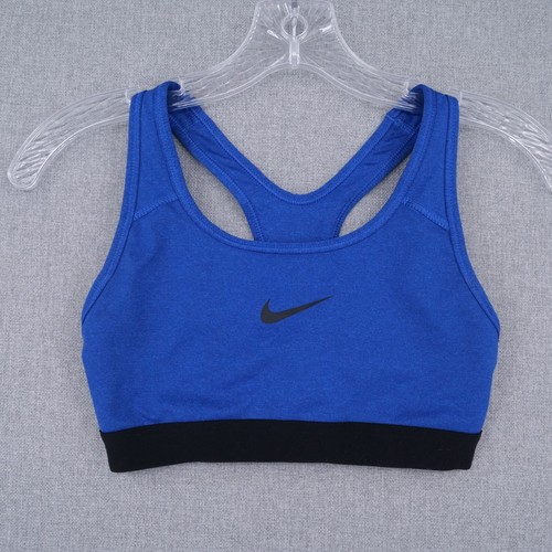 Nike Sports Bra Top Womens XS Extra Small Blue DriFit Training Workout