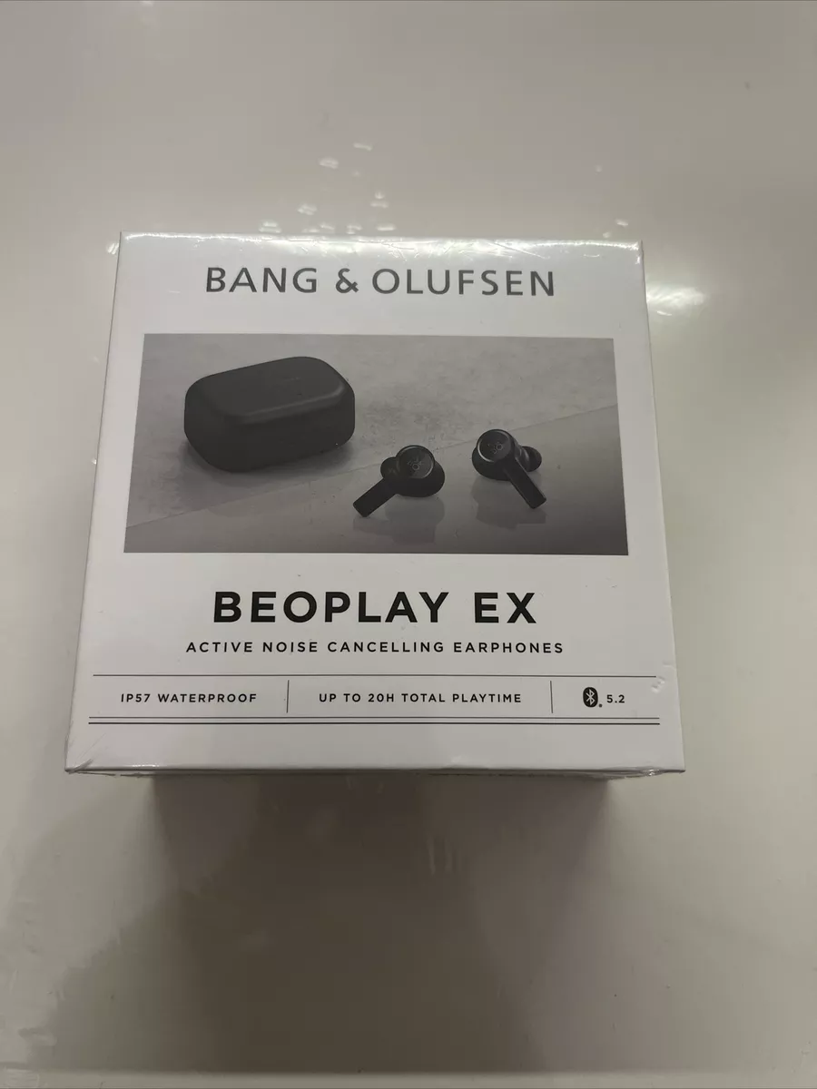 Bang & Olufsen Beoplay EX - Wireless Bluetooth Earphones with Microphone  and Active Noise Cancelling, Waterproof, 20 Hours of Playtime