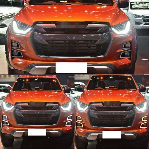 For ISUZU D-MAX 2020 LED Daytime Running Lights DRL Streamer Yellow Turn Signals - Bild 11 von 12
