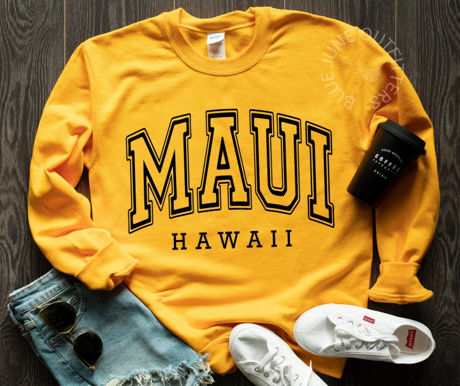 Maui Hawaii Crewneck Sweatshirt