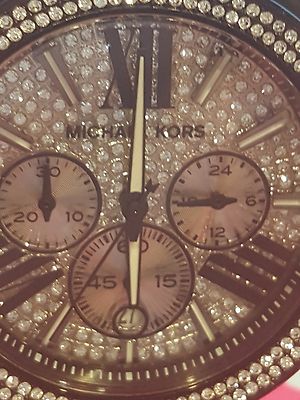 Michael Kors GLITZ Watch - MK6059 Michael Kors MK6059 Wren Pave Crystal Dial Black Ion Plated  main image 4