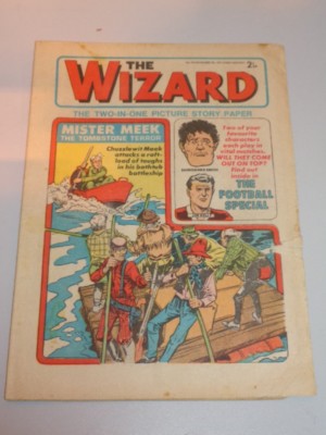 WIZARD #93 DC THOMSON BRITISH WEEKLY NOVEMBER 20TH 1971^