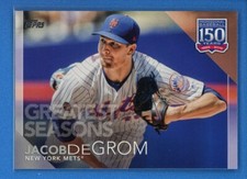 2019 Topps 150 Years of Baseball Greatest Seasons #150-111 Jacob deGrom Mets
