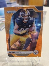 2024 Panini Prizm - #244 Pat Freiermuth Orange Disco Steelers