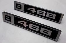 Emblem Custom Billet Front Fender 468 Chevy Chevrolet Gmc Truck 1967-1972 C 10