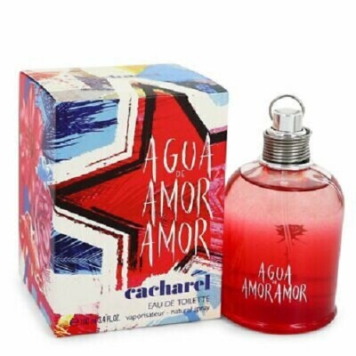Amor Amor AGUA Cacharel EDT Spray 3.3 oz  3.4 oz 100 ml for Women,NIB & Sealed