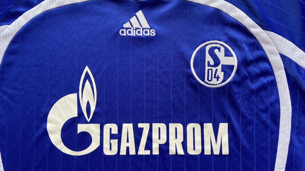 SCHALKE 2007 2008 HOME FOOTBALL SHIRT SOCCER JERSEY ADIDAS