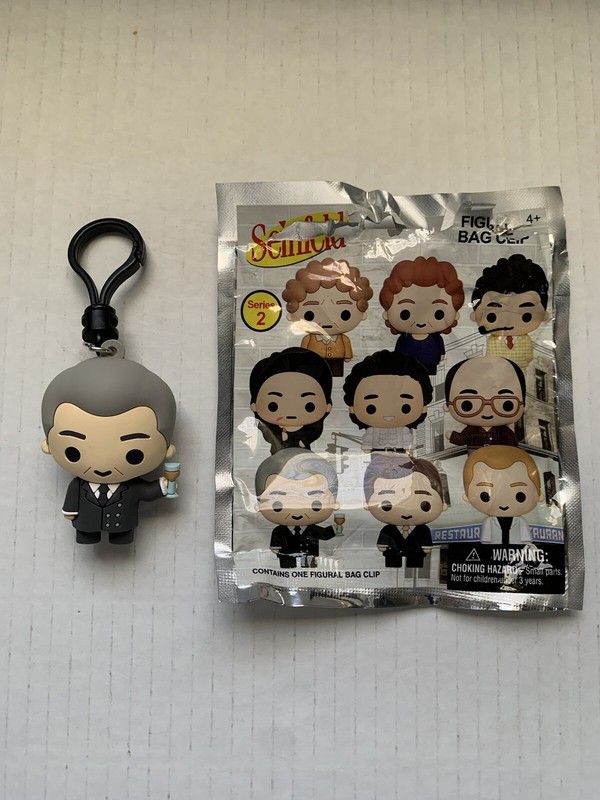 Seinfeld - 3D Figural Bag Clip - Series 2 - J. Peterman - Monogram - Warner Bros