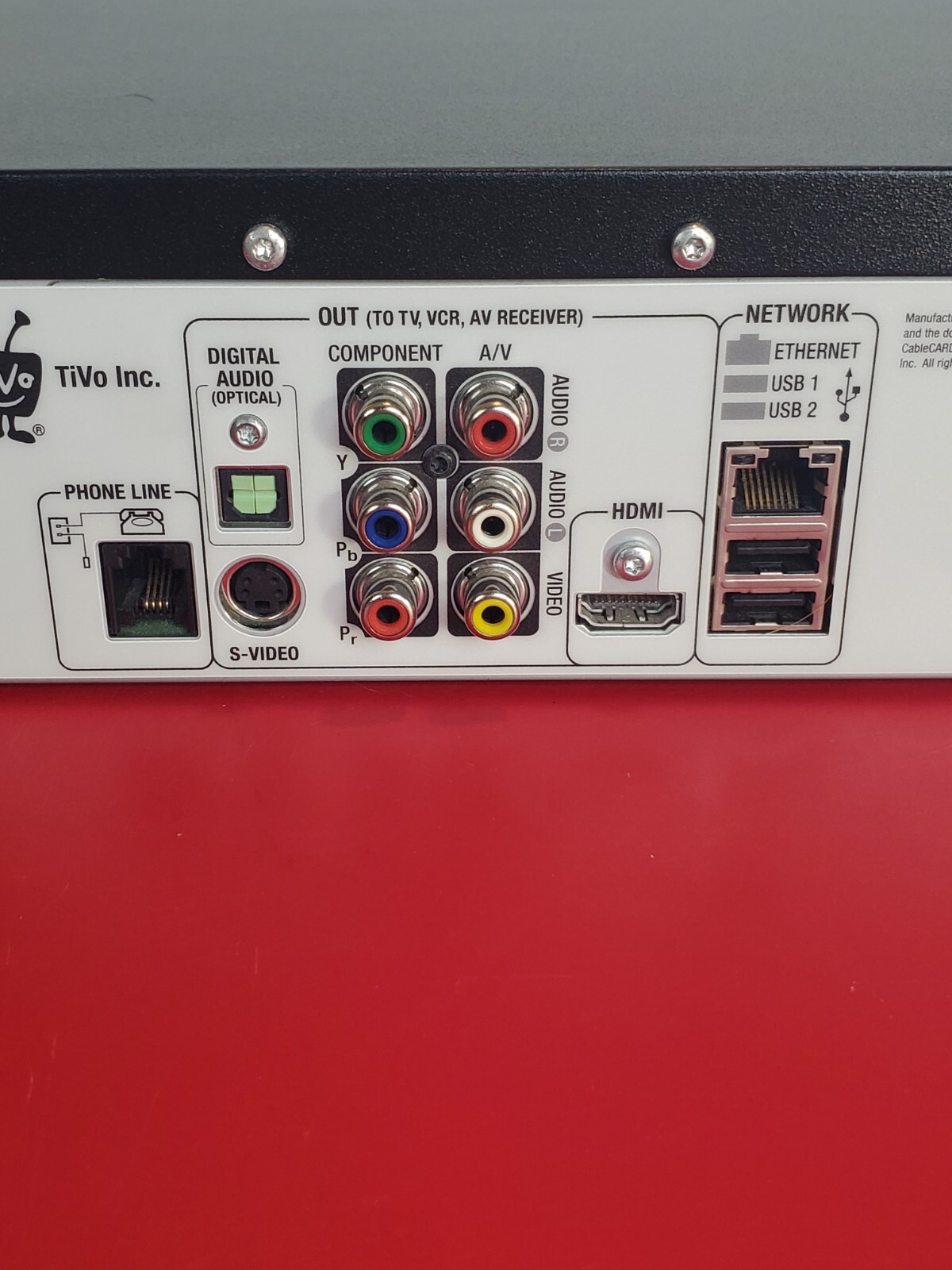 Tivo HD Series 3 DVR TCD652160 w/Remote, Wireless G USB Network Adapter