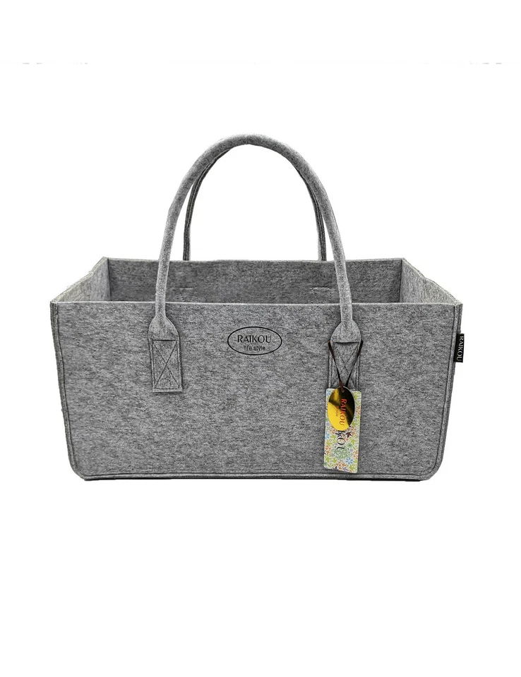 XXL Einkaufstasche Filz Shopper Tragetasche Schultertasche Groß Umhängetasche - Bild 2 von 4