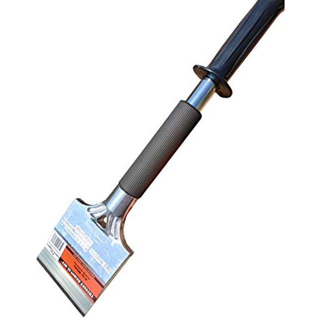 4in Wide THINSET REMOVAL BIT, Double Hand Flooring Scraper Adhesive